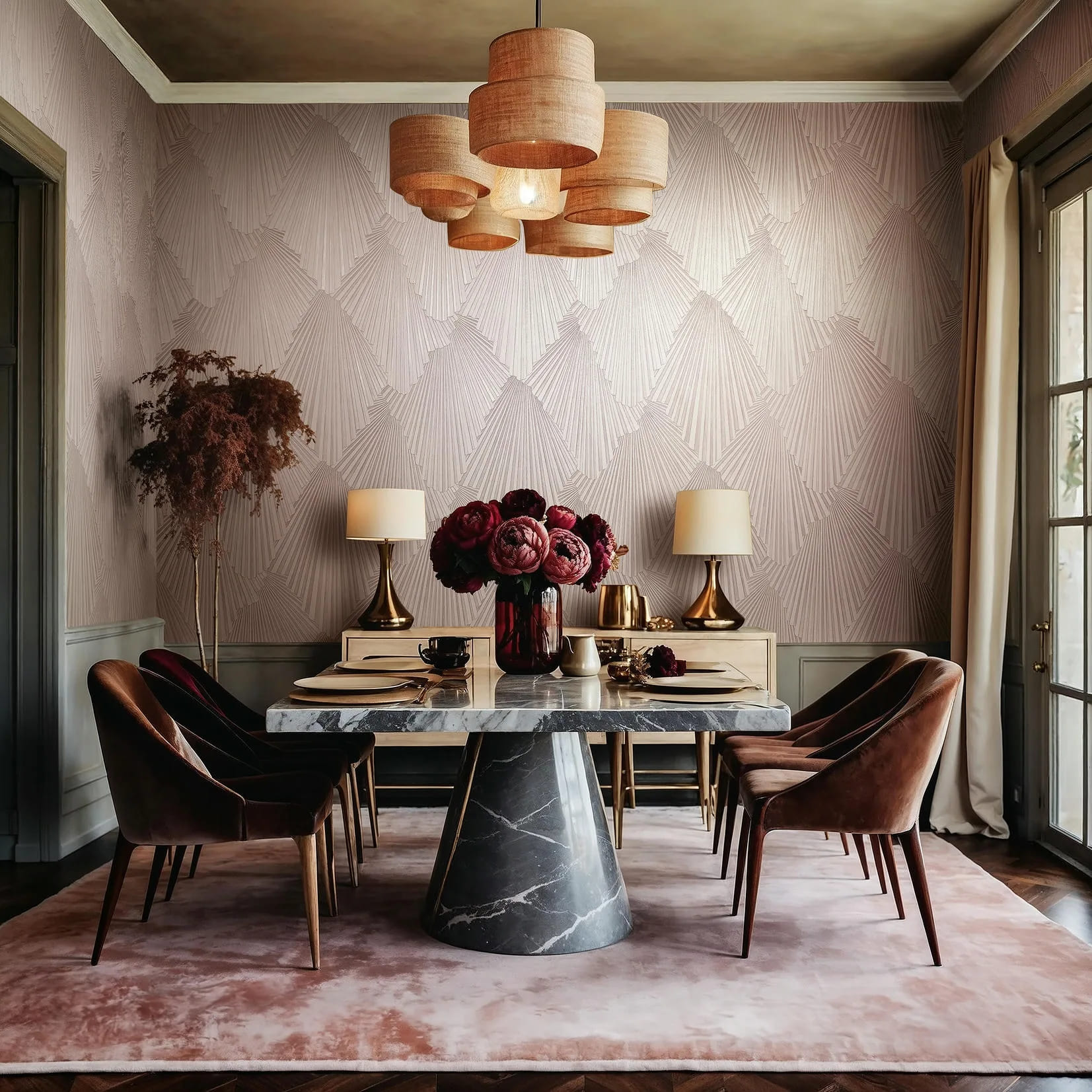 Обои Marburg Papis Loveday Fashion Icon 35848 10,05×0,7 фото в интерьере