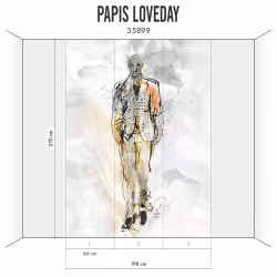 Панно Marburg Papis Loveday Fashion Icon 35899 2,7×1,98
