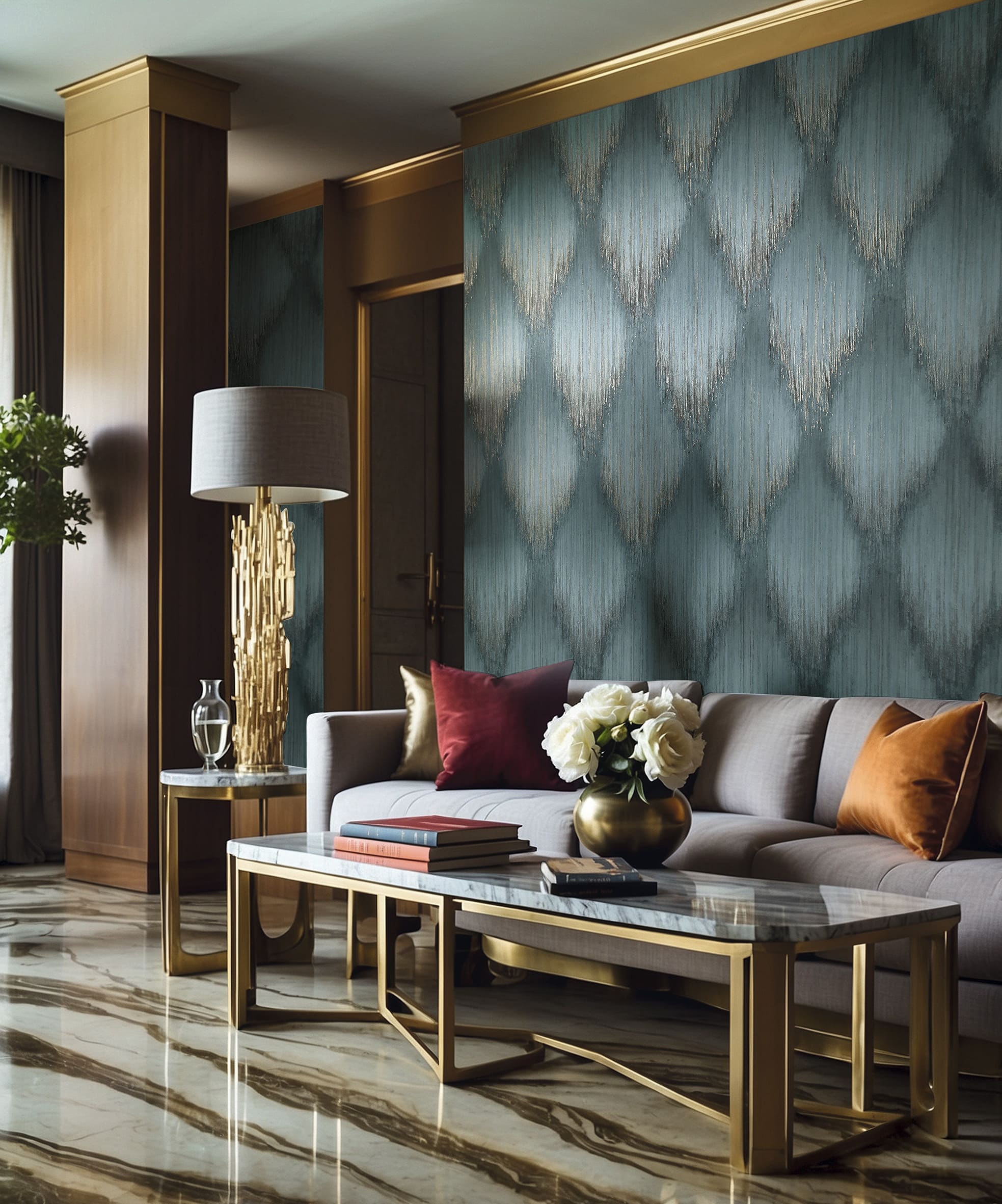 Обои Marburg Papis Loveday Fashion Icon 35906 10,05×1,06 фото в интерьере