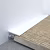 Микроплинтус алюминиевый TeckWood М-6 Белый Муар RAL 9016 2000×6×15