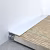 Микроплинтус алюминиевый TeckWood М-6 Серебро матовое 2000×6×15