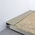 Микроплинтус алюминиевый TeckWood М-6 Титан Муар RAL 7048 2000×6×15