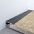 Микроплинтус алюминиевый TeckWood М-6 Черный Муар RAL 9005 2000×6×15