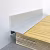 Микроплинтус алюминиевый TeckWood L-20 Серый Муар RAL 7047 2000×21×16