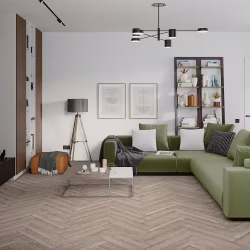 Кварцвиниловый SPC ламинат Damy Floor London Ливерпуль 0137 венгерская елка 615×123×4,2