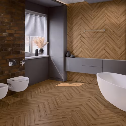 Кварцвиниловый SPC ламинат Damy Floor London Лидс 5246-10 венгерская елка 615×123×4,2