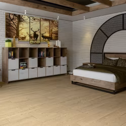 Кварцвиниловый SPC ламинат Damy Floor Family Дуб Латте 0030-2 1220×180×4