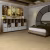 Кварцвиниловый SPC ламинат Damy Floor Family Дуб Латте 0030-2 1220×180×4 фото в интерьере