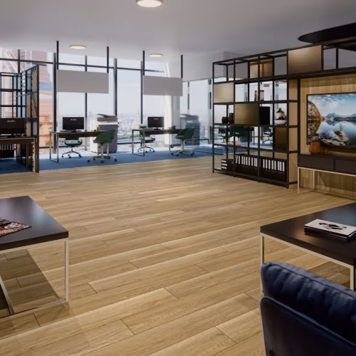 Кварцвиниловый SPC ламинат Damy Floor Family Дуб Медовый DF03-F 1220×180×4,2