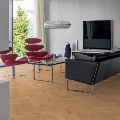 Инженерная доска Kahrs Дуб CD Natural Matt 111PCDEK09KE600 Lively венгерская елка 600×120×11