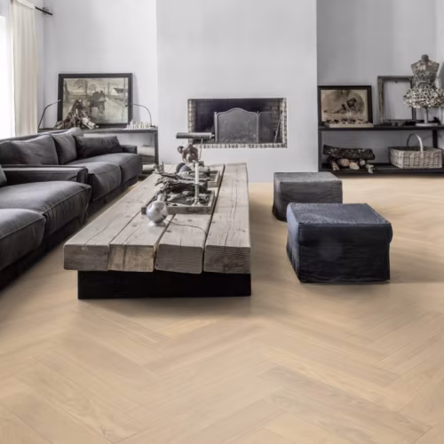 Инженерная доска Kahrs Дуб AB Creme White 111PABEKFVKE600 Calm венгерская елка 600×120×11