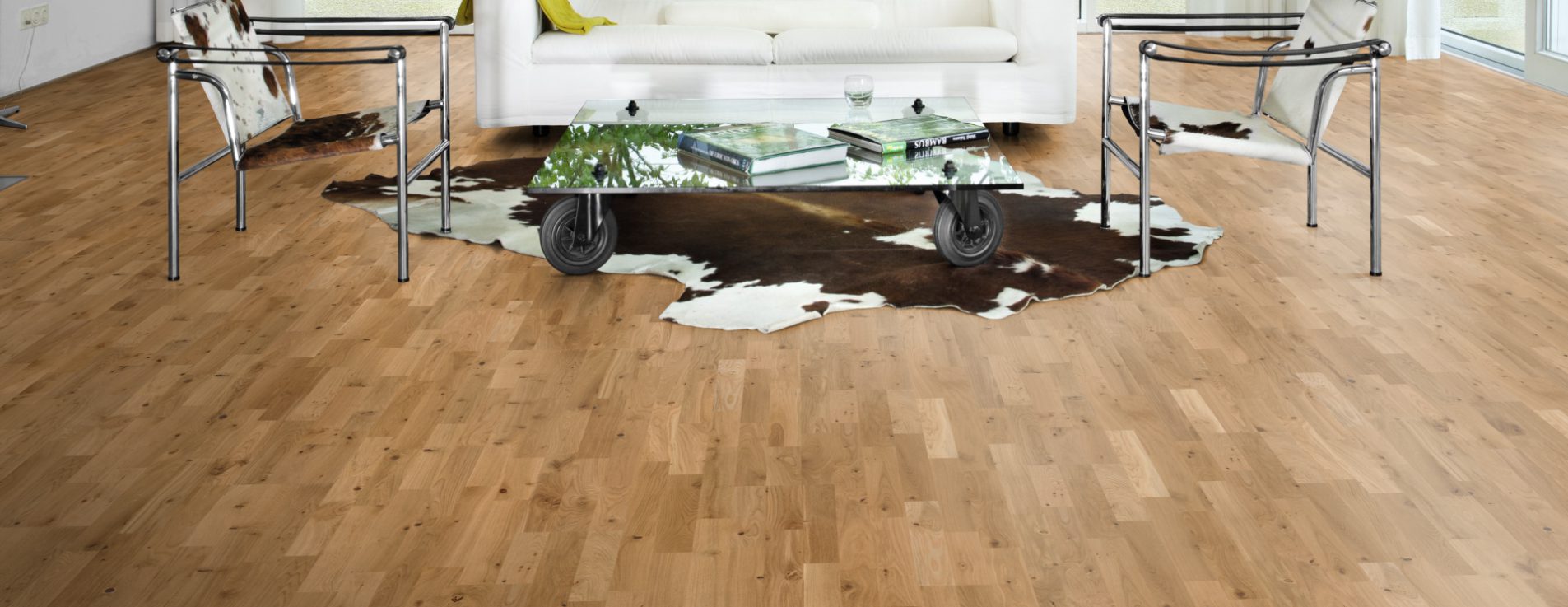 Паркетная доска Kahrs Европейская Дуб Арденны Ardenne 153N66EK09KW240 Lively 2423×200×15 фото в интерьере