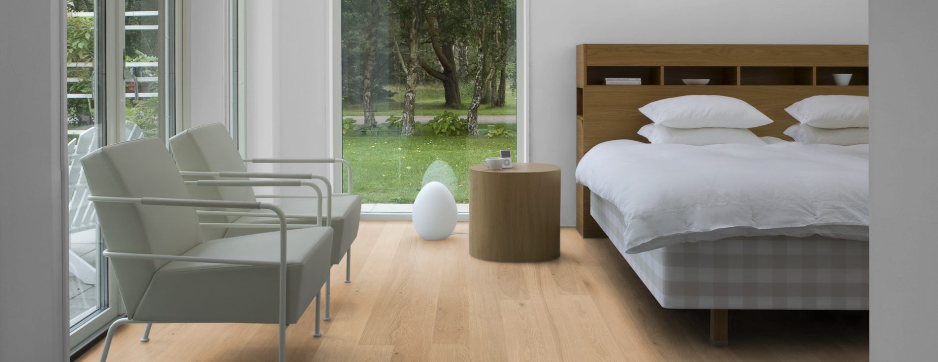 Паркетная доска Kahrs Канвас Дуб Палевый Fawn 13103AEK1KKW185 Variation 1860×127×13 фото в интерьере