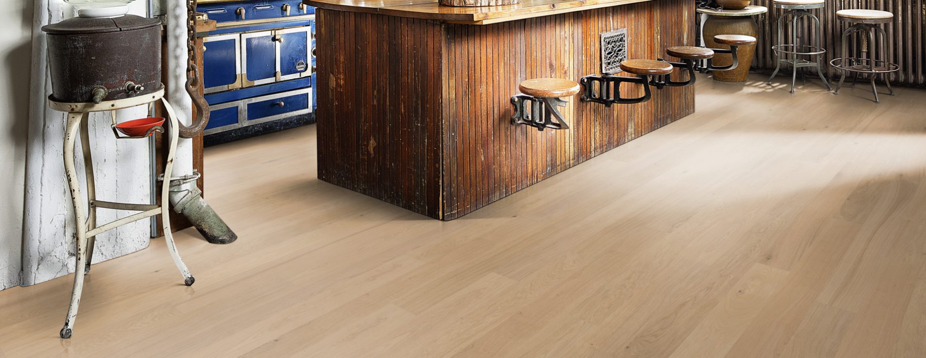 Паркетная доска Kahrs Канвас Дуб Палевый Fawn 13103AEK1KKW185 Variation 1860×127×13 фото в интерьере