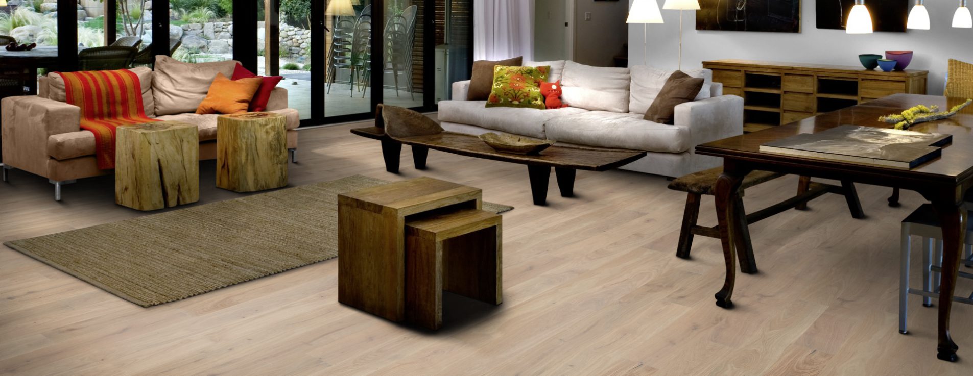 Паркетная доска Kahrs Канвас Муза Muse 13103AEK1VKW185 Variation 1860×127×13 фото в интерьере