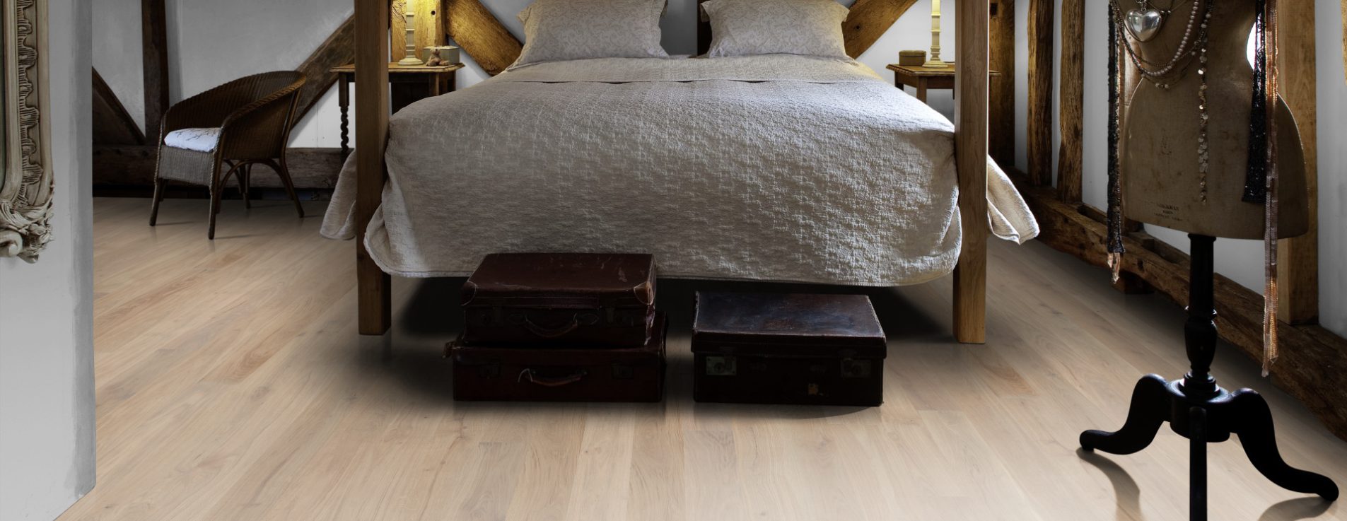 Паркетная доска Kahrs Канвас Муза Muse 13103AEK1VKW185 Variation 1860×127×13 фото в интерьере