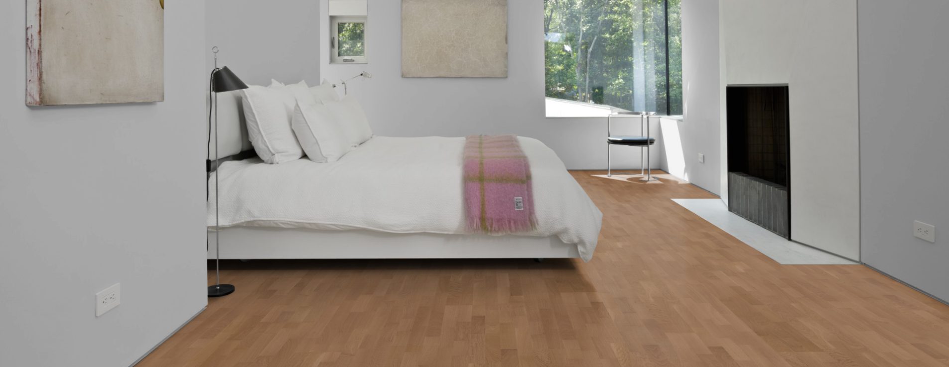 Паркетная доска Kahrs Граунд Дуб Семя Seed 133B14EKHNKW226 Variation 2266×188×13 фото в интерьере