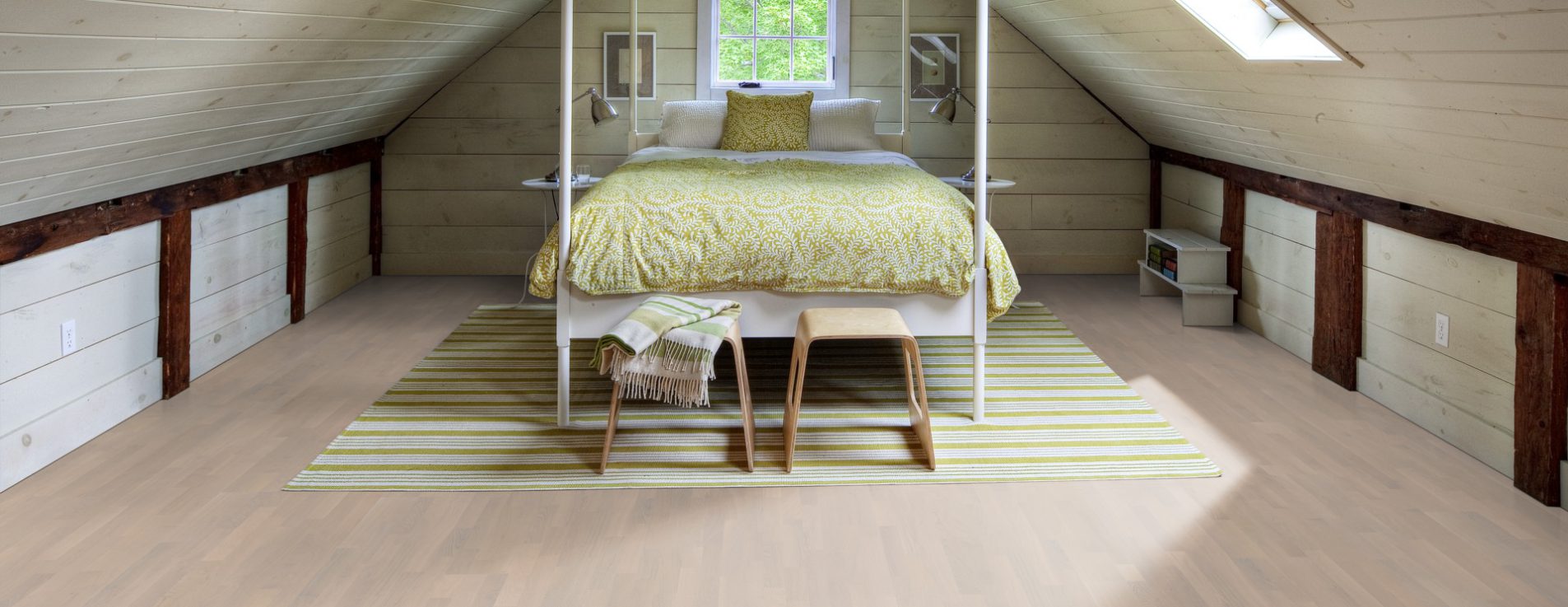 Паркетная доска Kahrs Граунд Дуб Мел Chalk 133B14EKLCKW226 Variation 2266×188×13 фото в интерьере