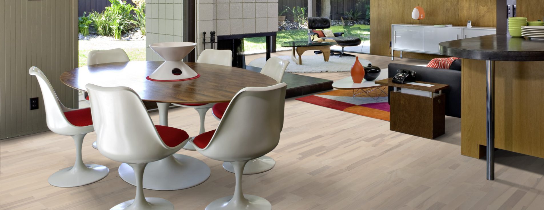 Паркетная доска Kahrs Граунд Ясень Корал Coral 133B11AKLCKW226 Lively 2266×188×13 фото в интерьере