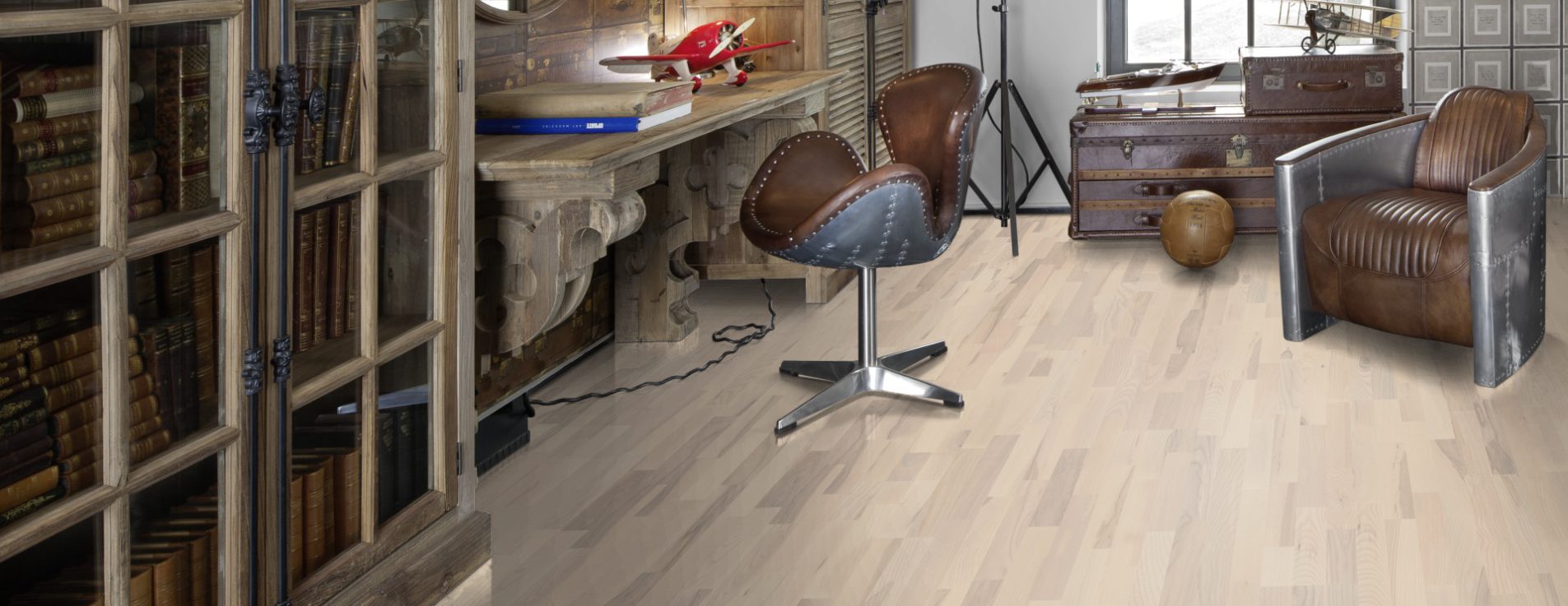 Паркетная доска Kahrs Граунд Ясень Корал Coral 133B11AKLCKW226 Lively 2266×188×13 фото в интерьере