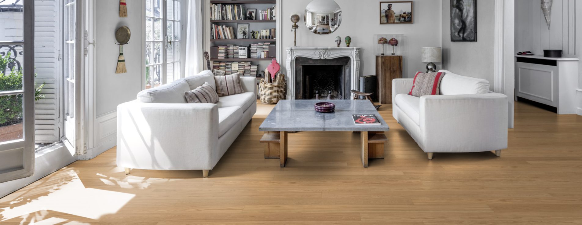 Паркетная доска Kahrs Life Authentic Дуб Nutmeg LTCLRW4001-193 Calm 1980×193×10 фото в интерьере