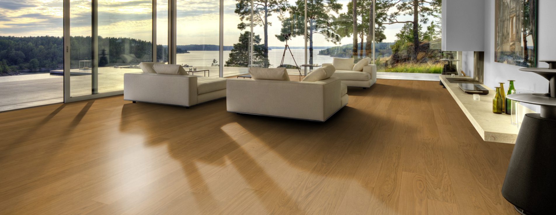 Паркетная доска Kahrs Life Authentic Дуб Cloves LTCLRW4003-193 Calm 1980×193×10 фото в интерьере