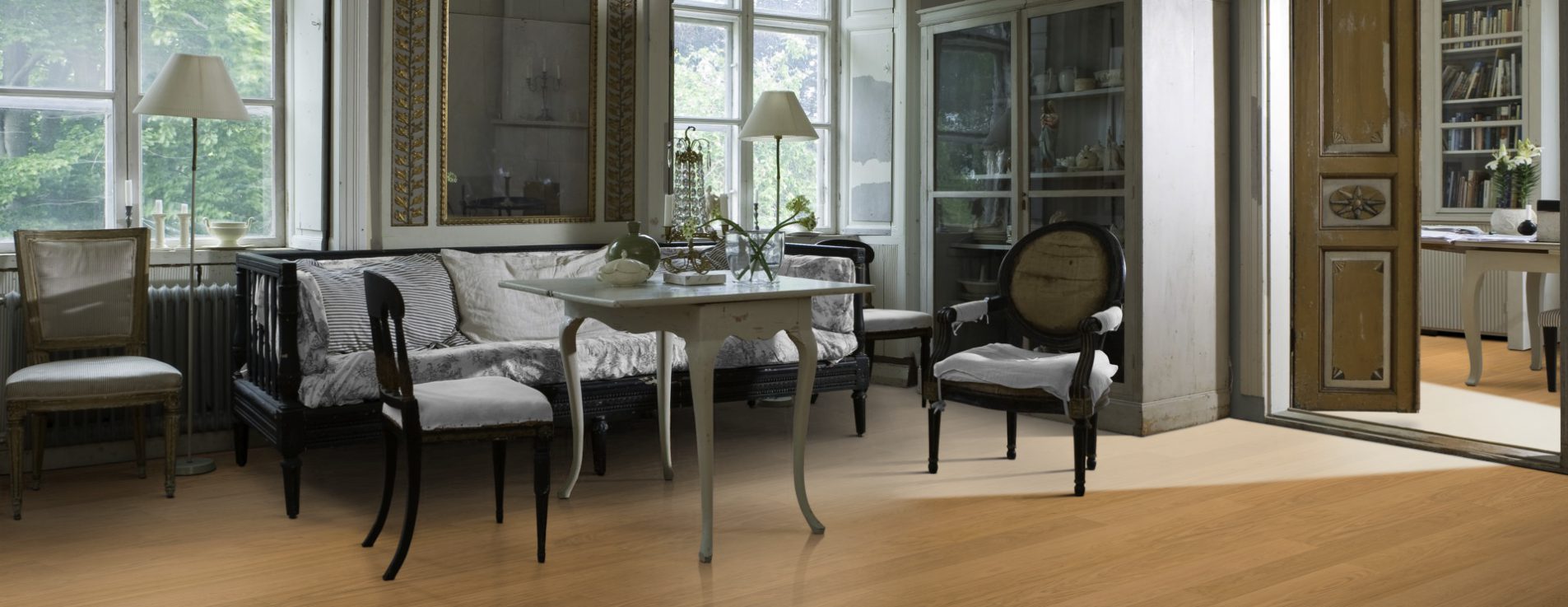 Паркетная доска Kahrs Life Authentic Дуб Cloves LTCLRW4003-193 Calm 1980×193×10 фото в интерьере