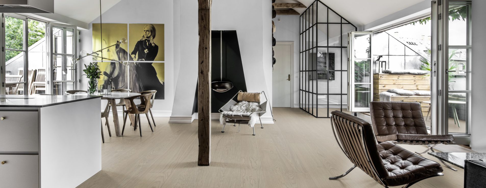 Паркетная доска Kahrs Life Authentic Дуб Cumin LTCLRW4004-193 Calm 1980×193×10 фото в интерьере