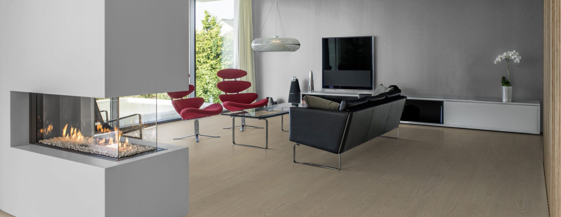 Паркетная доска Kahrs Life Authentic Дуб Cumin LTCLRW4004-193 Calm 1980×193×10 фото в интерьере