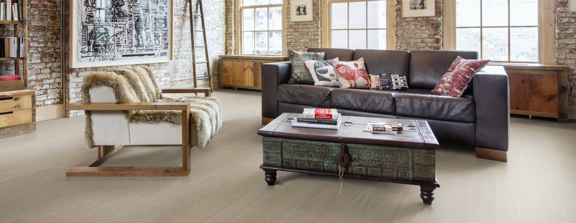 Паркетная доска Kahrs Life Authentic Дуб Cumin LTCLRW4004-193 Calm 1980×193×10 фото в интерьере