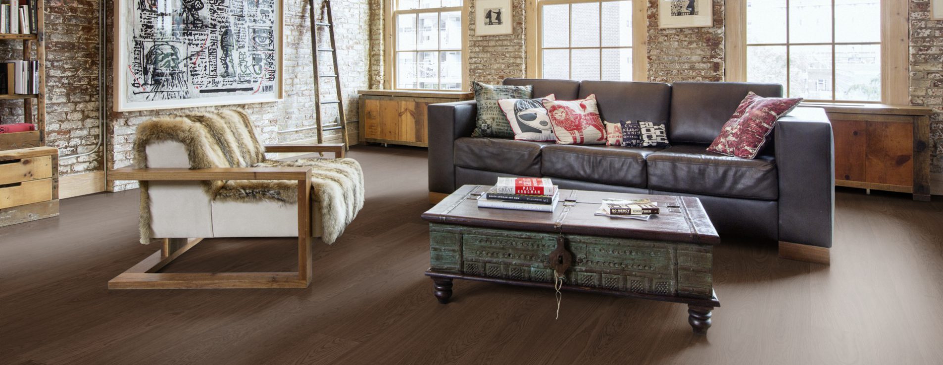 Паркетная доска Kahrs Life Authentic Дуб Saffron LTCLRW4005-193 Calm 1980×193×10 фото в интерьере