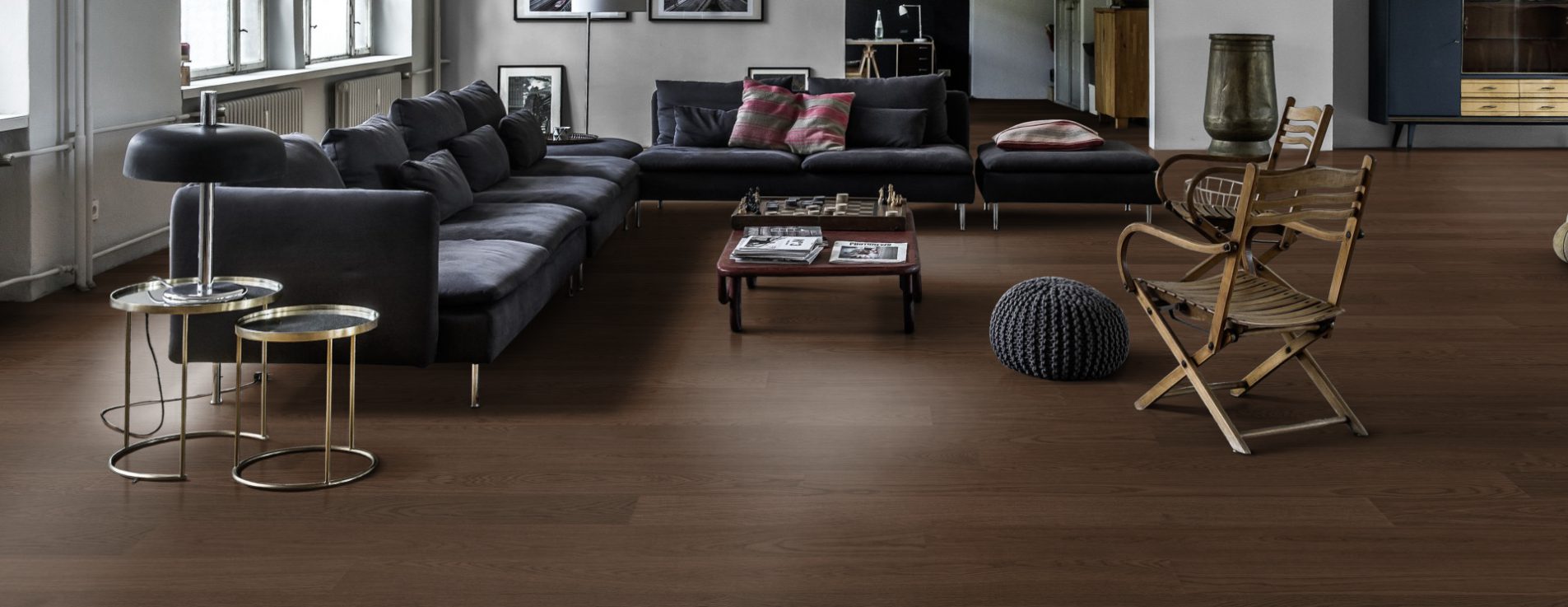 Паркетная доска Kahrs Life Authentic Дуб Saffron LTCLRW4005-193 Calm 1980×193×10 фото в интерьере