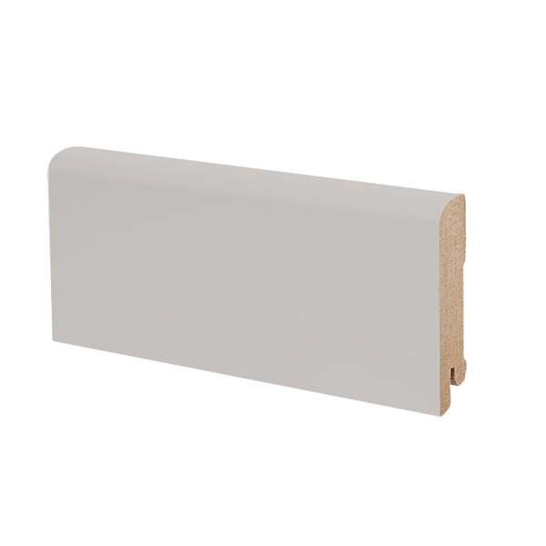 Плинтус МДФ крашеный Ликорн K-02 Светло-серый RAL 7035 2050×70×16