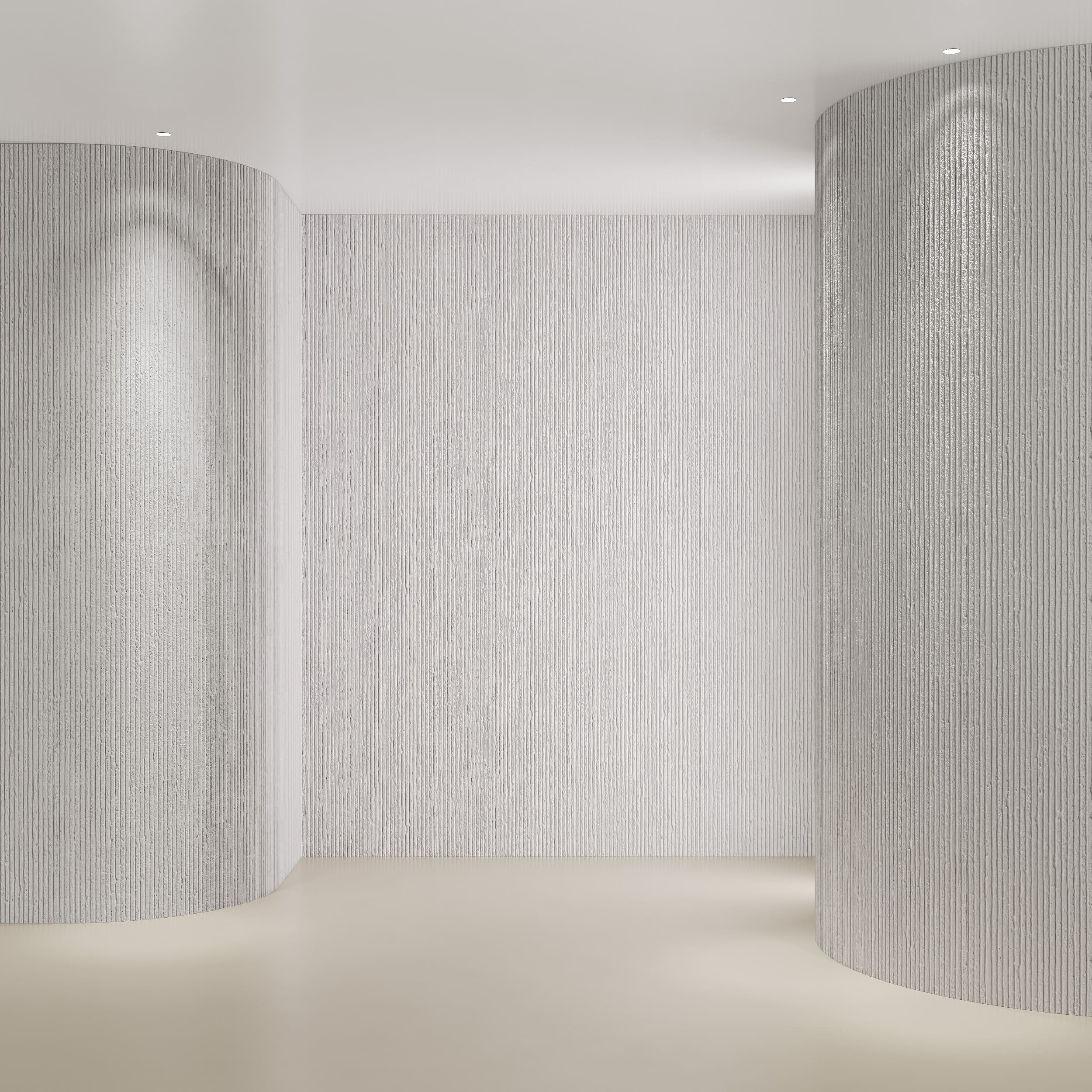 Гибкий камень под покраску Decaro Flex Stone Рейки Slats D1003 2800×580×2,5-6 фото в интерьере