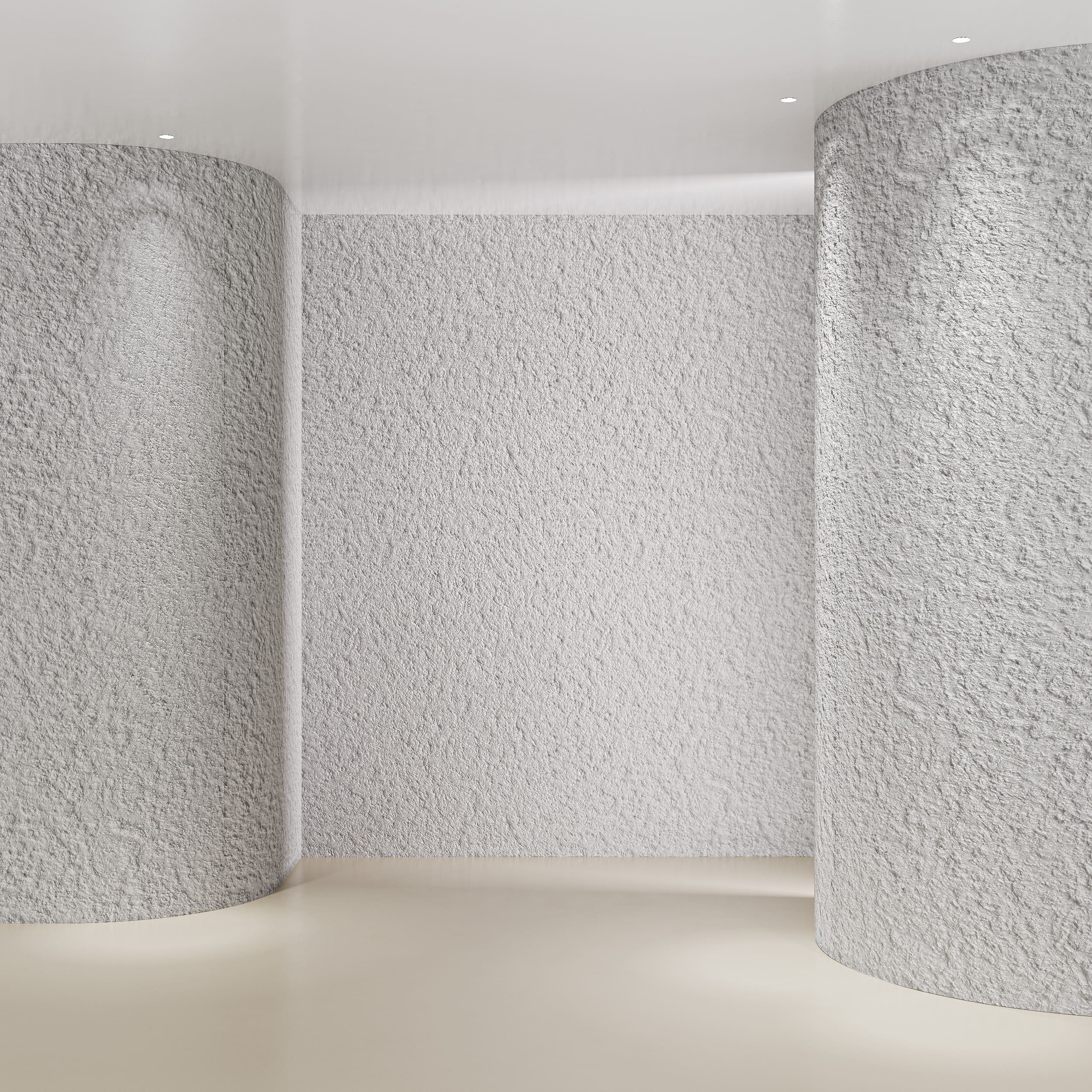 Гибкий камень под покраску Decaro Flex Stone Лунная поверхность Lunar Surface D1005 2800×1100×3-13 фото в интерьере