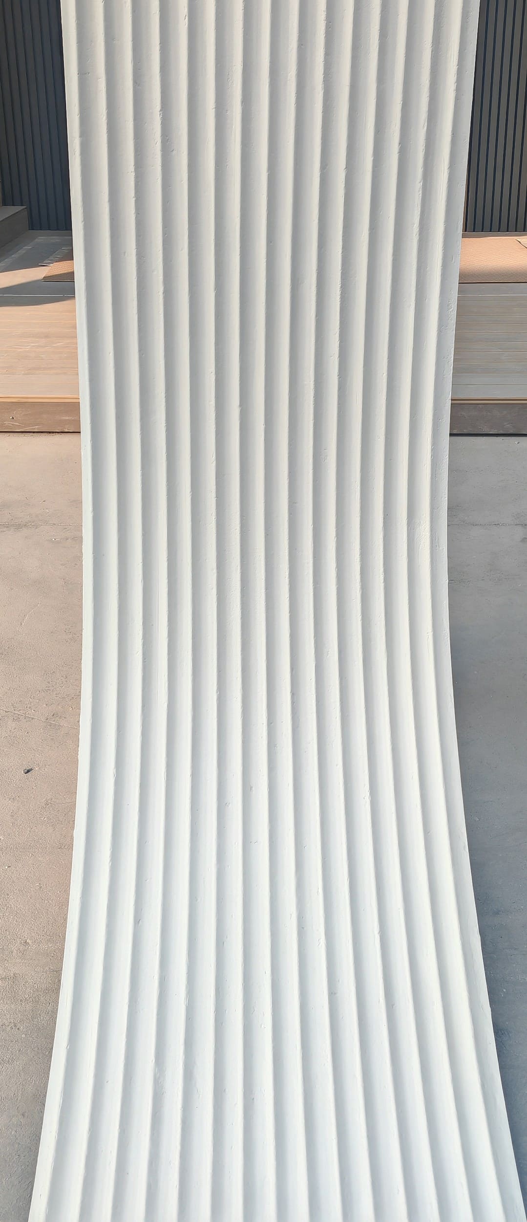 Гибкий камень под покраску Decaro Flex Stone Волнистость Ripple D1006 2800×540×4-8