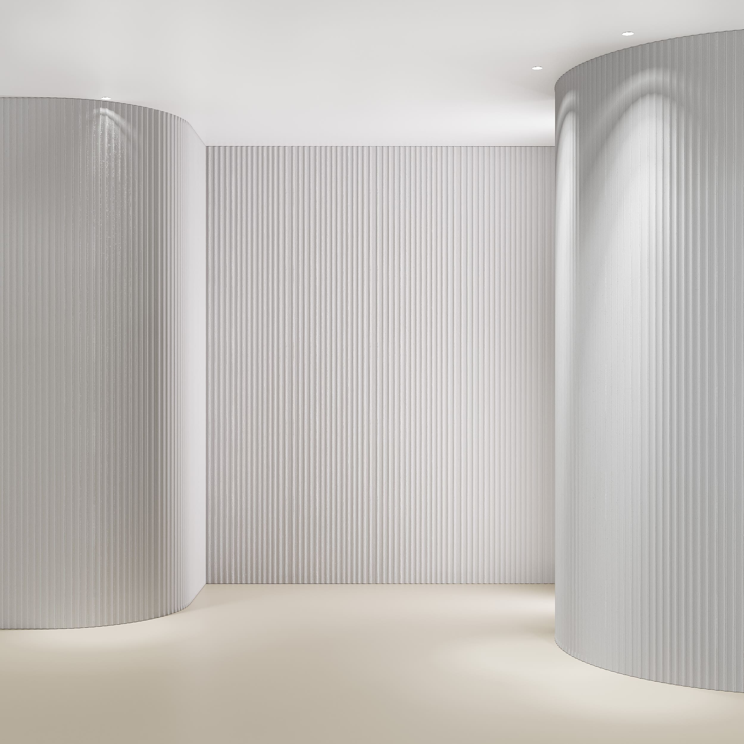 Гибкий камень под покраску Decaro Flex Stone Волнистость Ripple D1006 2800×540×4-8 фото в интерьере