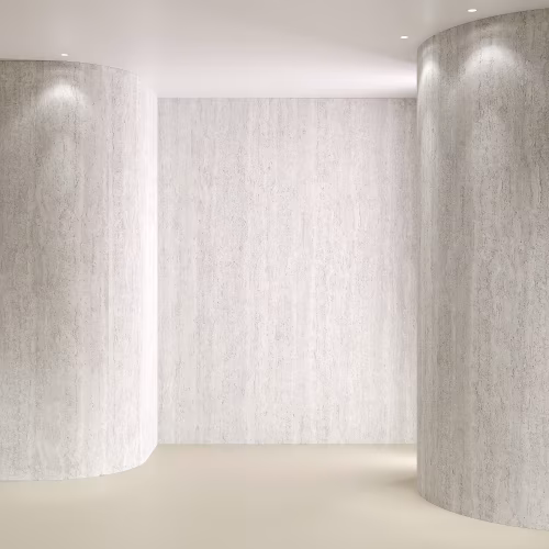 Гибкий камень Decaro Flex Stone Травертин Travertine Light Grey D1015 3000×1200×4