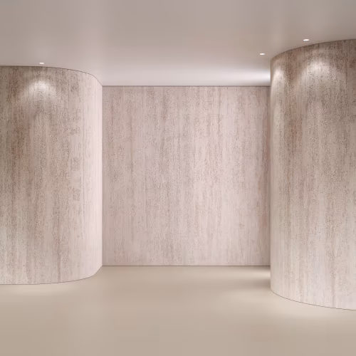 Гибкий камень Decaro Flex Stone Океанический травертин Ocean Travertine Classic Roman D1011 2400×1200×4