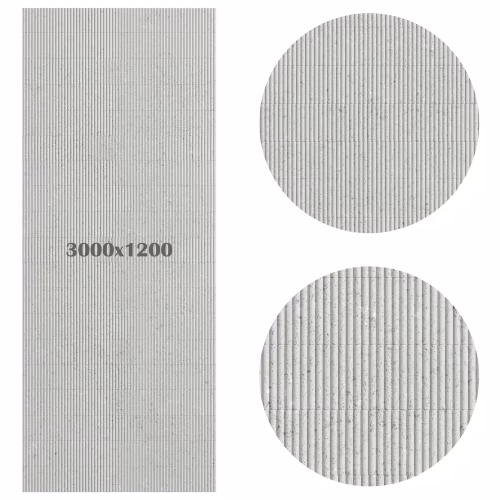 Гибкий камень Decaro Flex Stone Рифленый Чеппо Bricks Ceppo Grey D1020 3000×1200×6-7