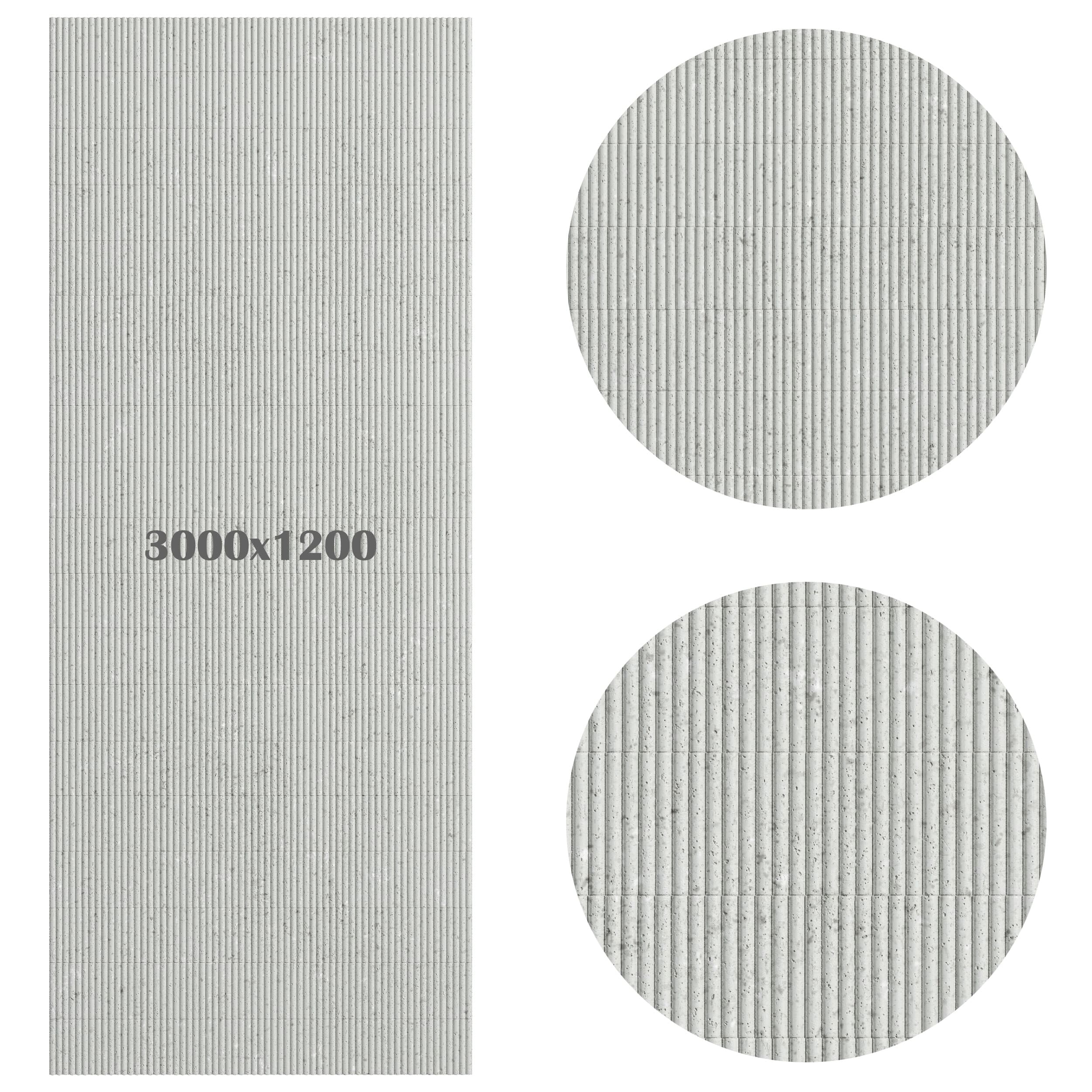 Гибкий камень Decaro Flex Stone Рифленый Чеппо Bricks Ceppo Grey D1020 3000×1200×6-7