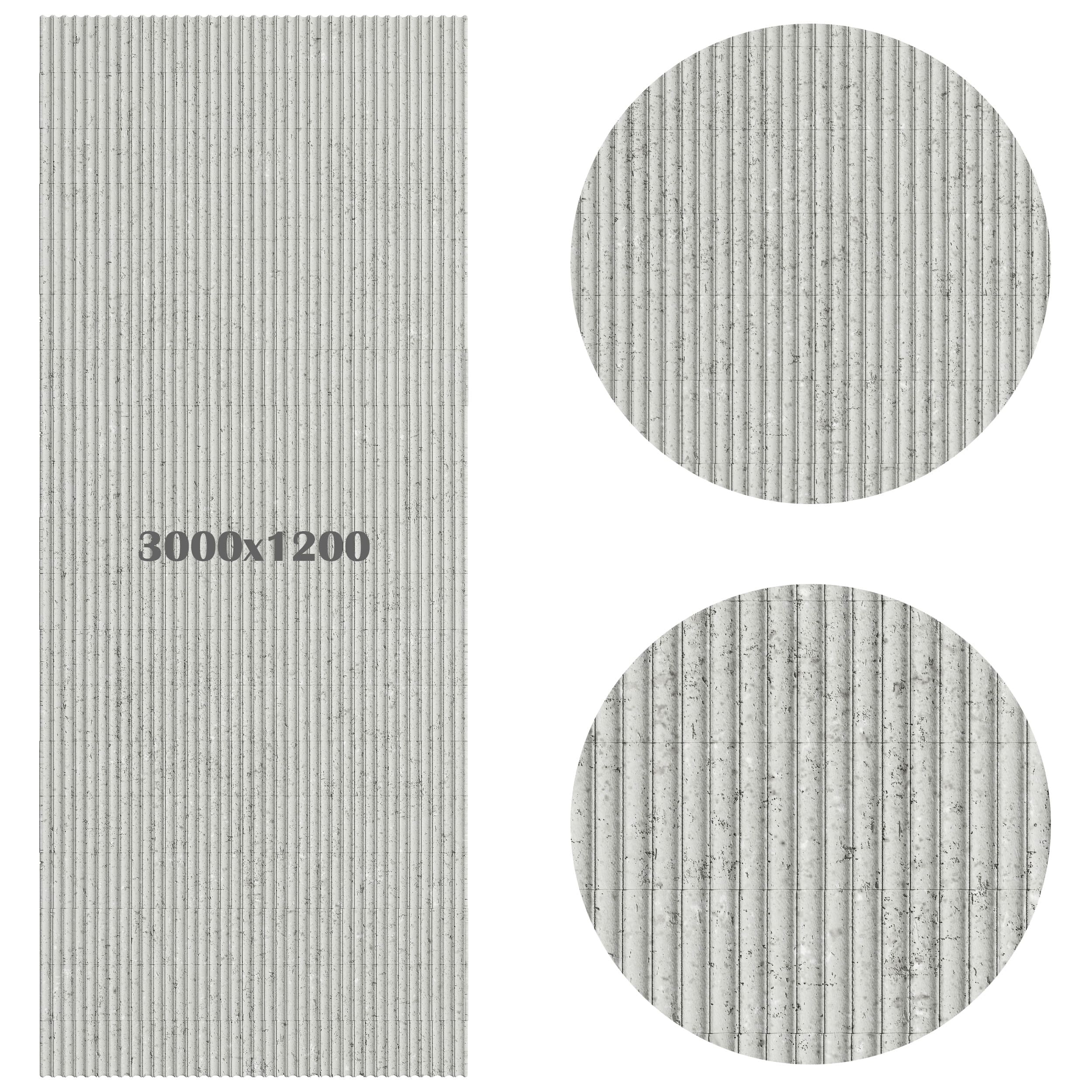 Гибкий камень Decaro Flex Stone Рифленый Чеппо Bricks Ceppo Grey D1021 3000×1200×6-7