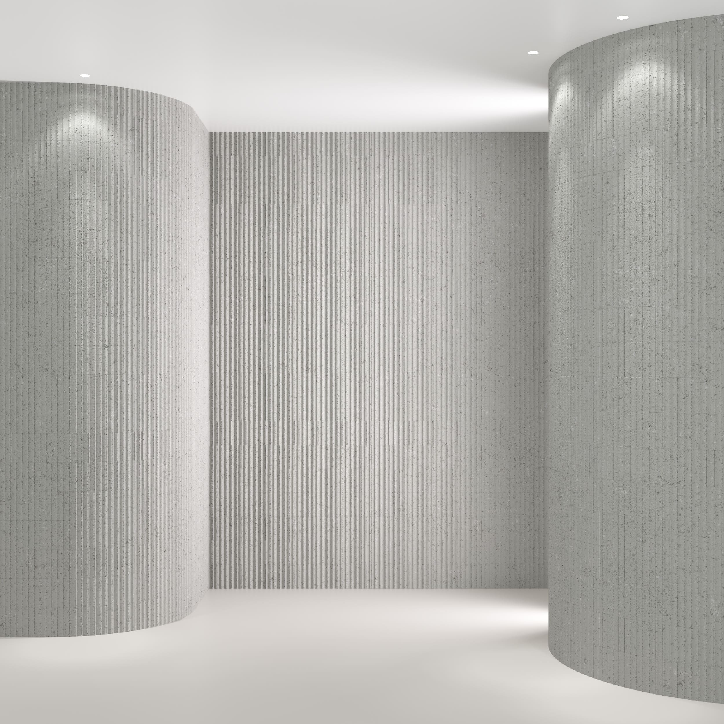 Гибкий камень Decaro Flex Stone Рифленый Чеппо Bricks Ceppo Grey D1021 3000×1200×6-7 фото в интерьере