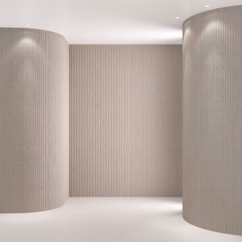 Гибкий камень Decaro Flex Stone Рифленый Чеппо Ripple Ceppo Cream D1019 3000×1200×6-7