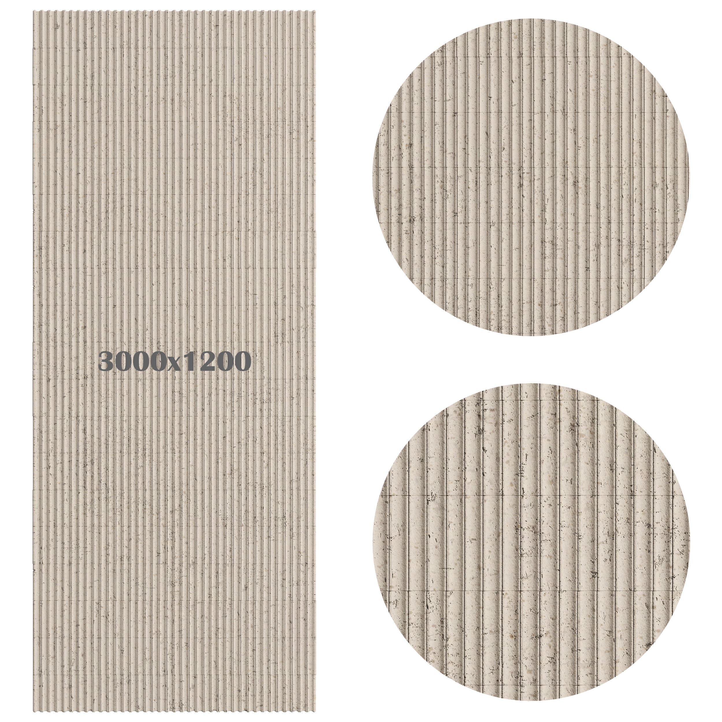 Гибкий камень Decaro Flex Stone Рифленый Чеппо Bricks Ceppo Cream D1019 3000×1200×6-7