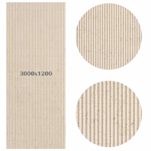 Гибкий камень Decaro Flex Stone Рифленый Чеппо Ripple Ceppo Ivory D1017 3000×1200×6-7