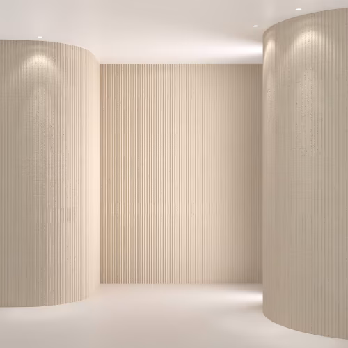 Гибкий камень Decaro Flex Stone Рифленый Чеппо Ripple Ceppo Ivory D1017 3000×1200×6-7