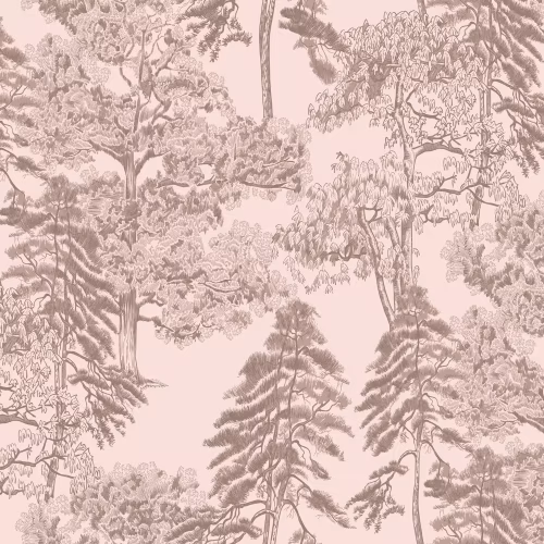 Обои Milassa Ambient vol.4 Лесной этюд Сепия AM5 003 10,05×1