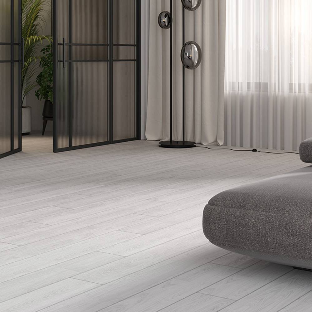 Ламинат Pergo Skara Pro 12 Дуб Галечный L1250-08618 1380×190×12 фото в интерьере