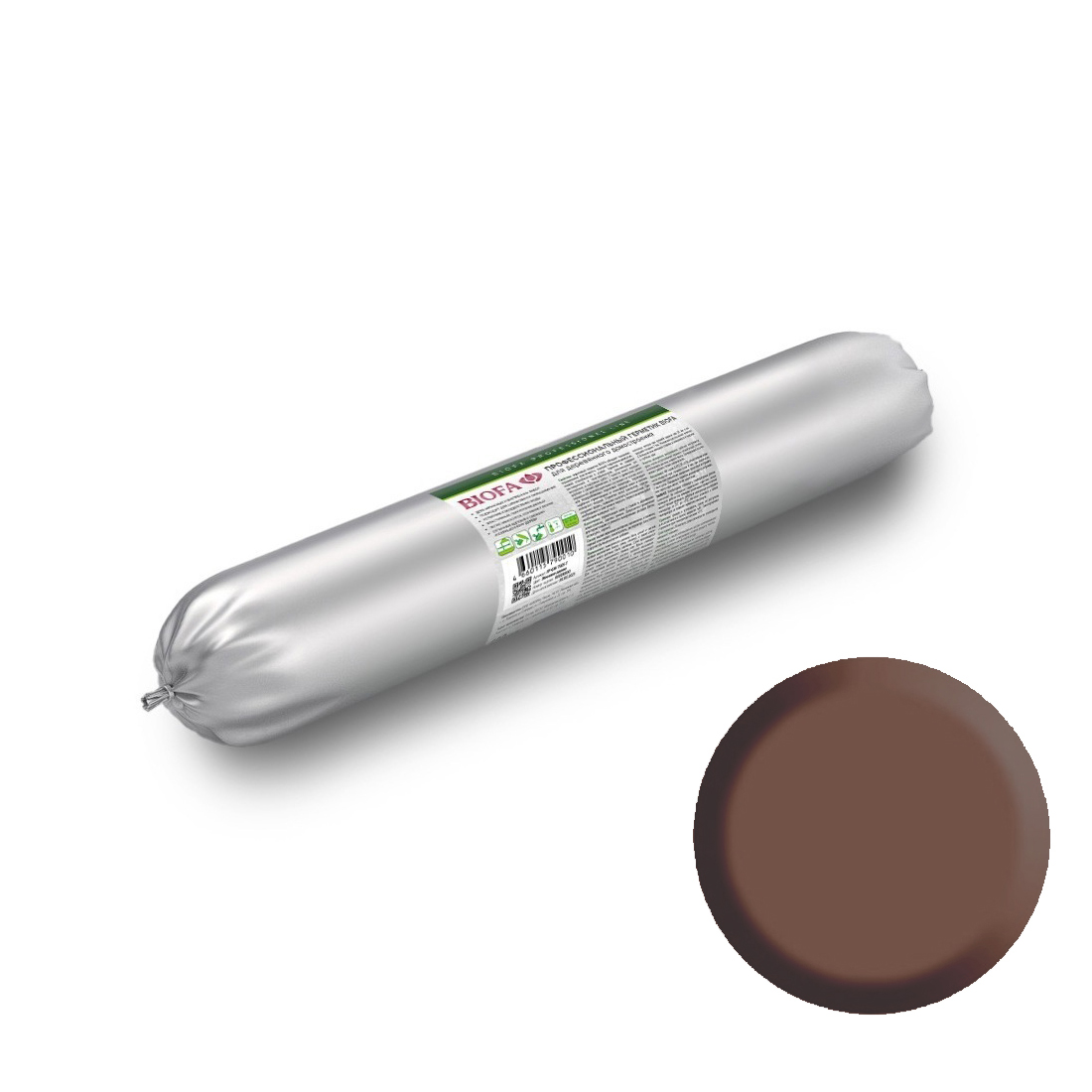 Герметик Biofa 7500 для дерева акриловый 7507 Темный орех 0,6 л Герметик Biofa 7500 для дерева акриловый 7507 Темный орех 0,6 л